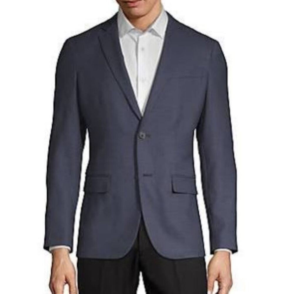 Theory Grey Xylo NP Karma Sports Coat Two Button Tailored Blazer 42 Long